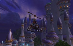 Mamisha is on a helicopter in Dalaran.