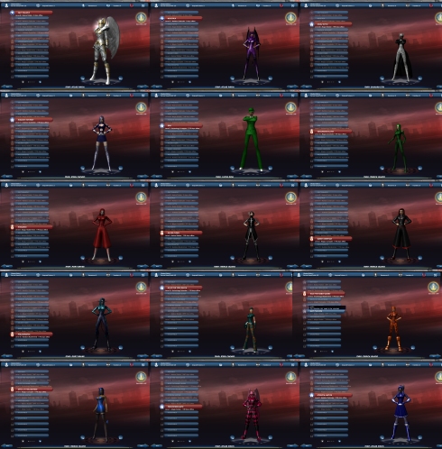 City of Heroes Characters